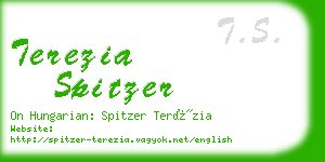 terezia spitzer business card